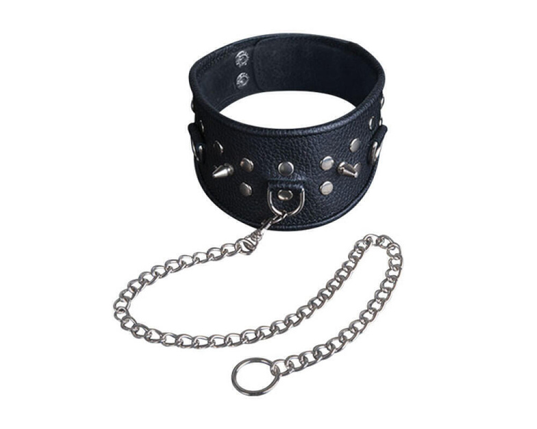 Ошейники, Поводки  IntimShop Ошейник черный СК-Визит