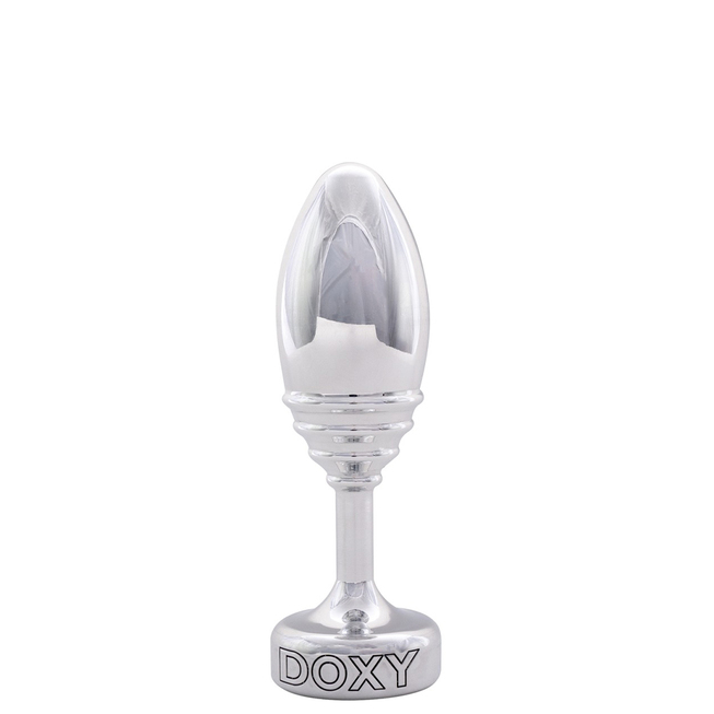   IntimShop Анальная пробка Doxy Ribbed, серебристая