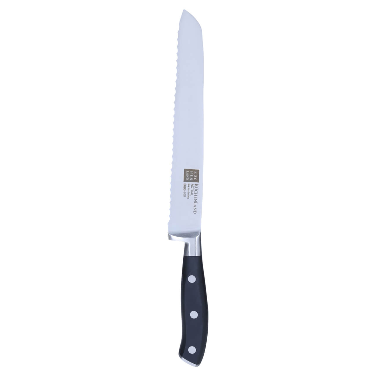 Ножи хлебные Kuchenland Нож хлебный, 20 см, сталь/пластик, Actual