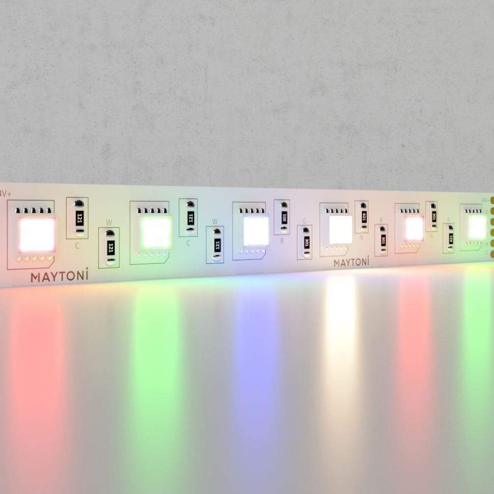 Светодиодные Ленты 5м. Светодиодная лента цвета RGB, 20W, 24V, 60LED, IP20 Led strip 20039