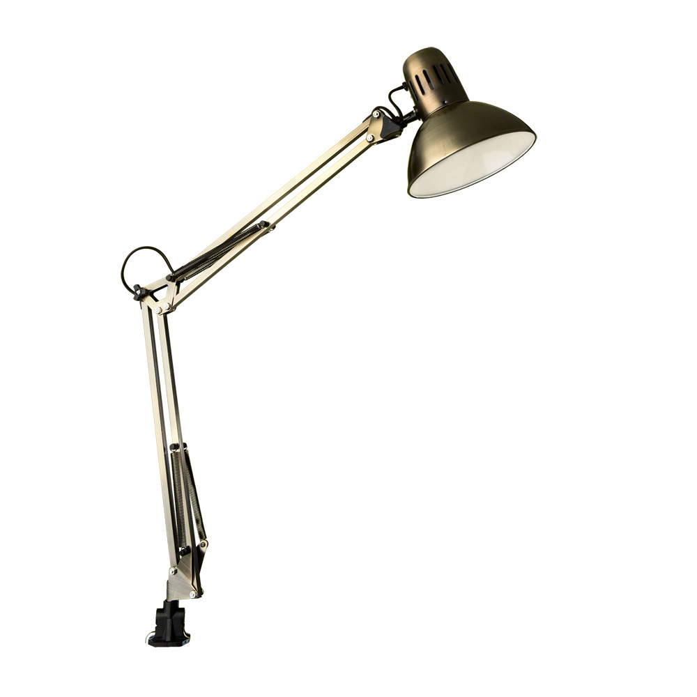 Настольные  Маркет Света Настольная лампа на струбцине Arte Lamp Senior A6068LT-1AB