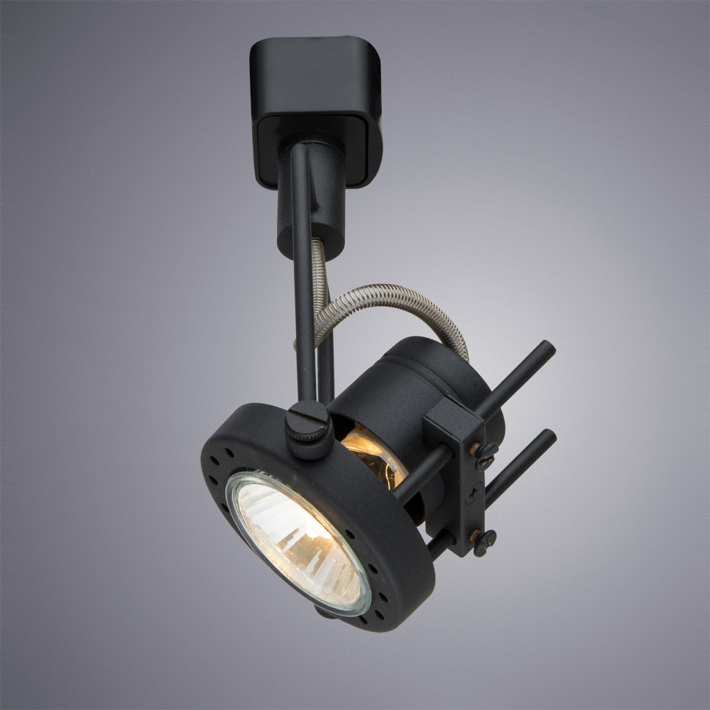 Трековые светильники  Маркет Света Трековый светильник Arte Lamp Costruttore A4300PL-1BK