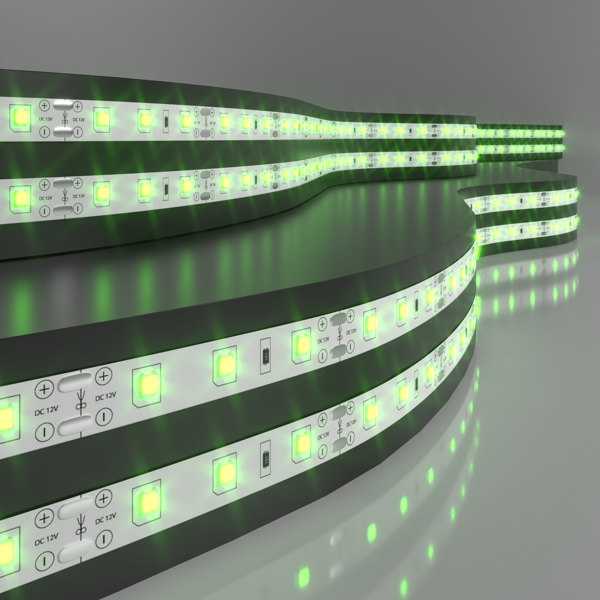 Светодиодные ленты  Маркет Света LED лента Elektrostandard Лента светодиодная 60Led 4,8W IP20 зеленый (