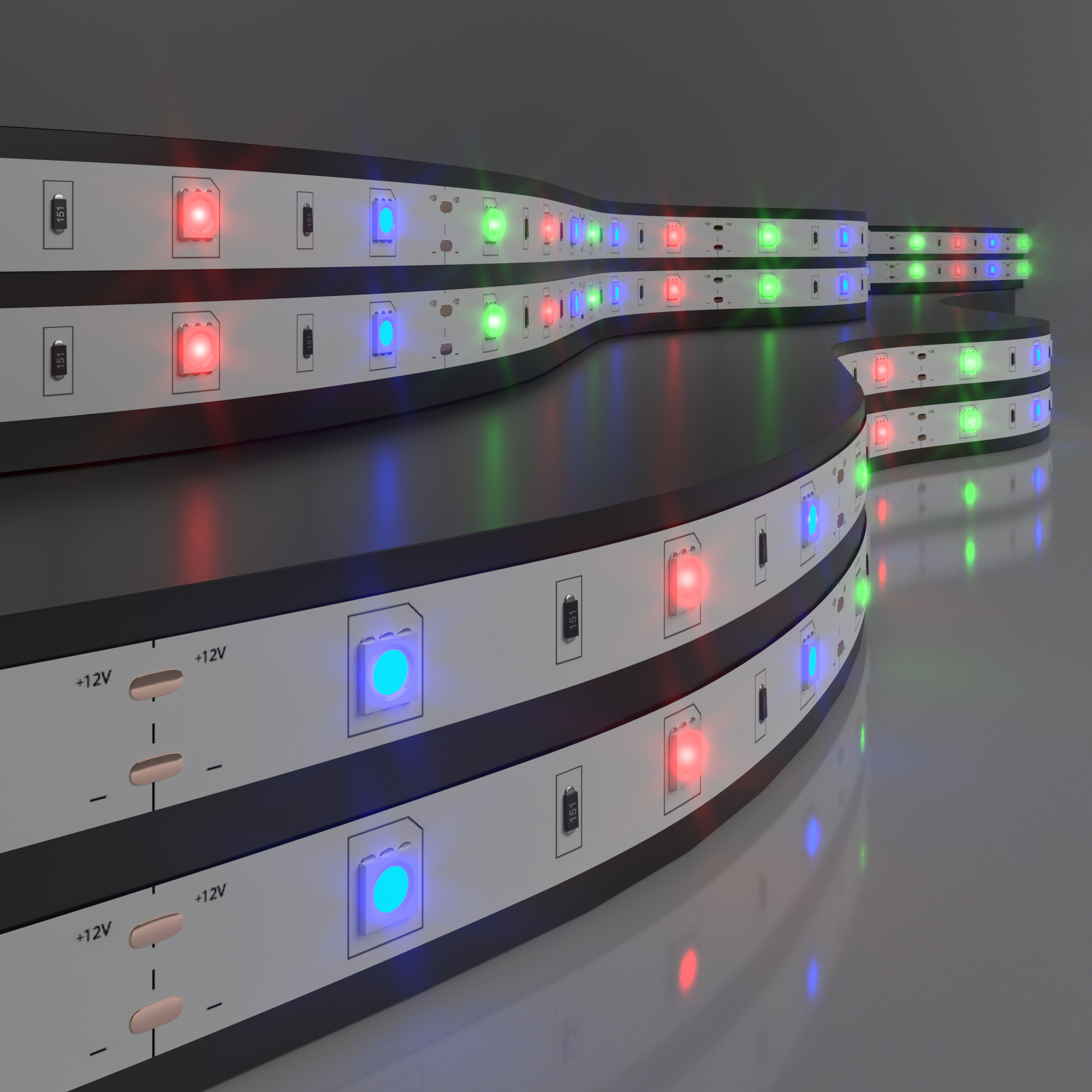 Светодиодные ленты  Маркет Света LED лента Elektrostandard 12V 7,2W IP20 Лента светодиодная 5050 12V 30