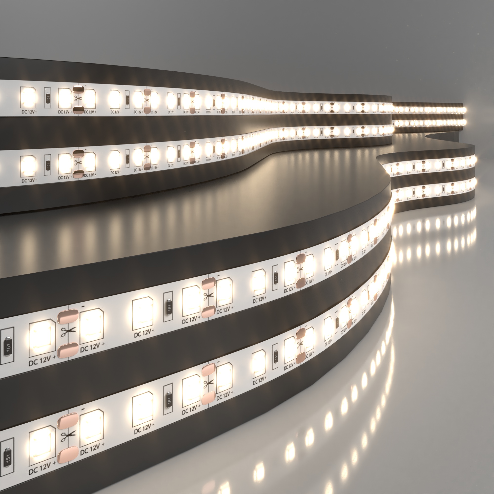 Светодиодные ленты LED лента Elektrostandard 12V 9,6W IP20 Лента светодиодная 120Led 9,6W