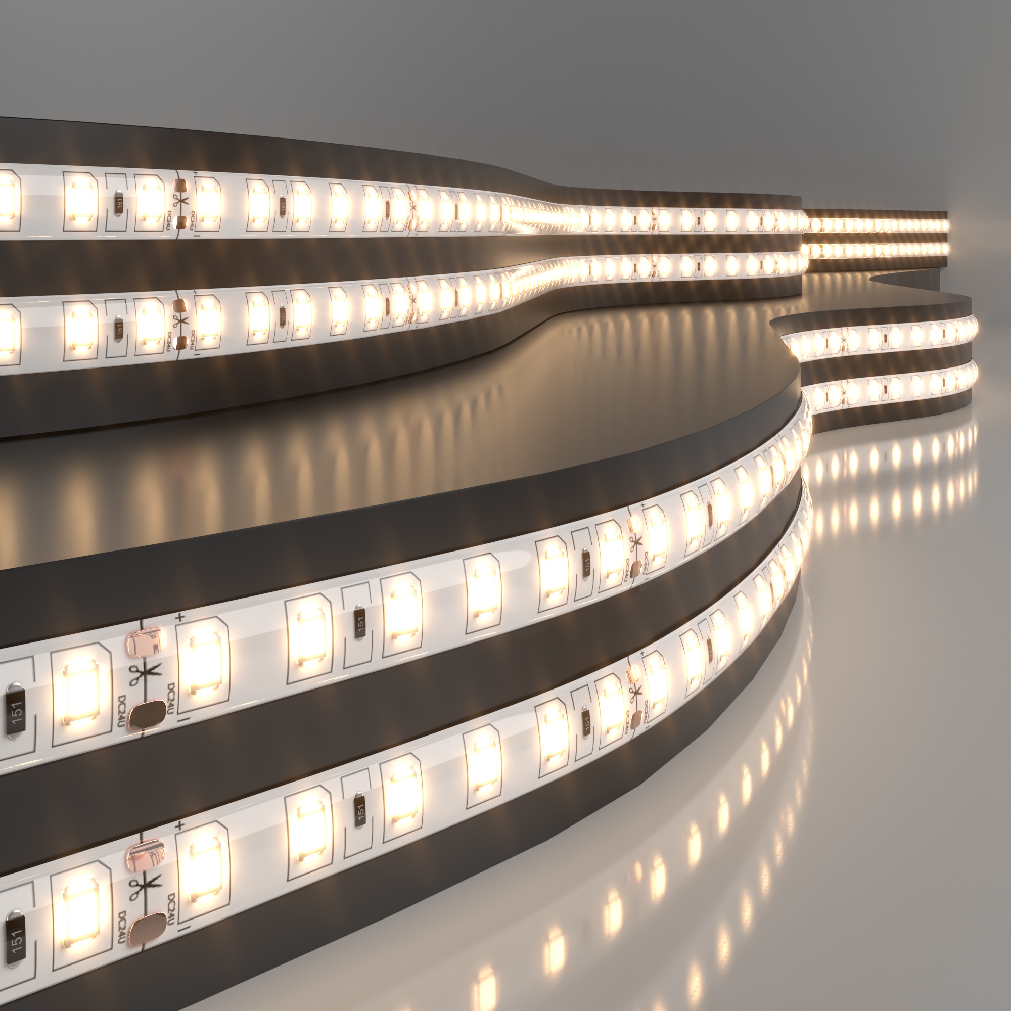Светодиодные ленты  Маркет Света LED лента Elektrostandard 24V 9,6W IP65 Лента светодиодная 120Led 9,6W