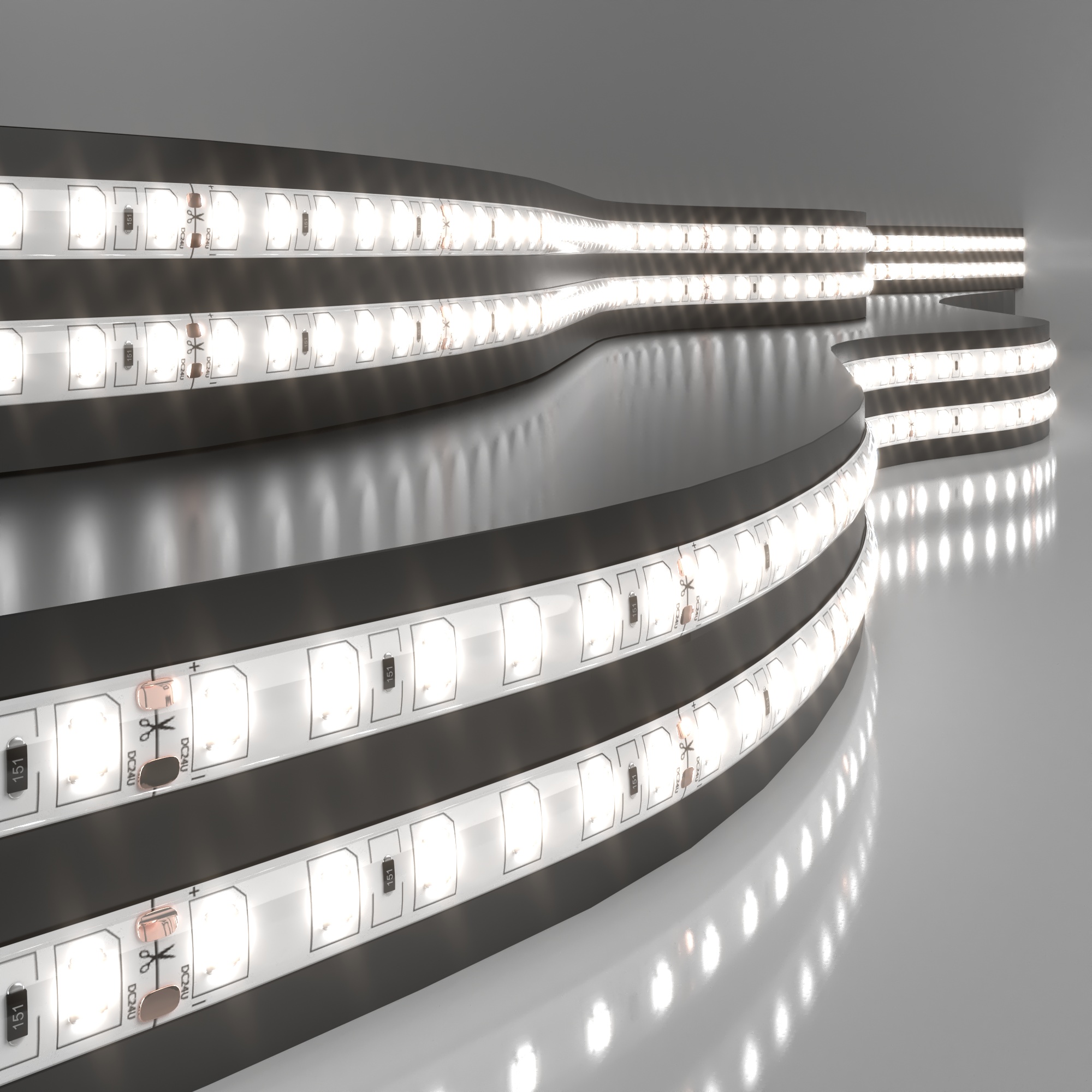 Светодиодные ленты LED лента Elektrostandard 24V 9,6W IP65 Лента светодиодная 120Led 9,6W