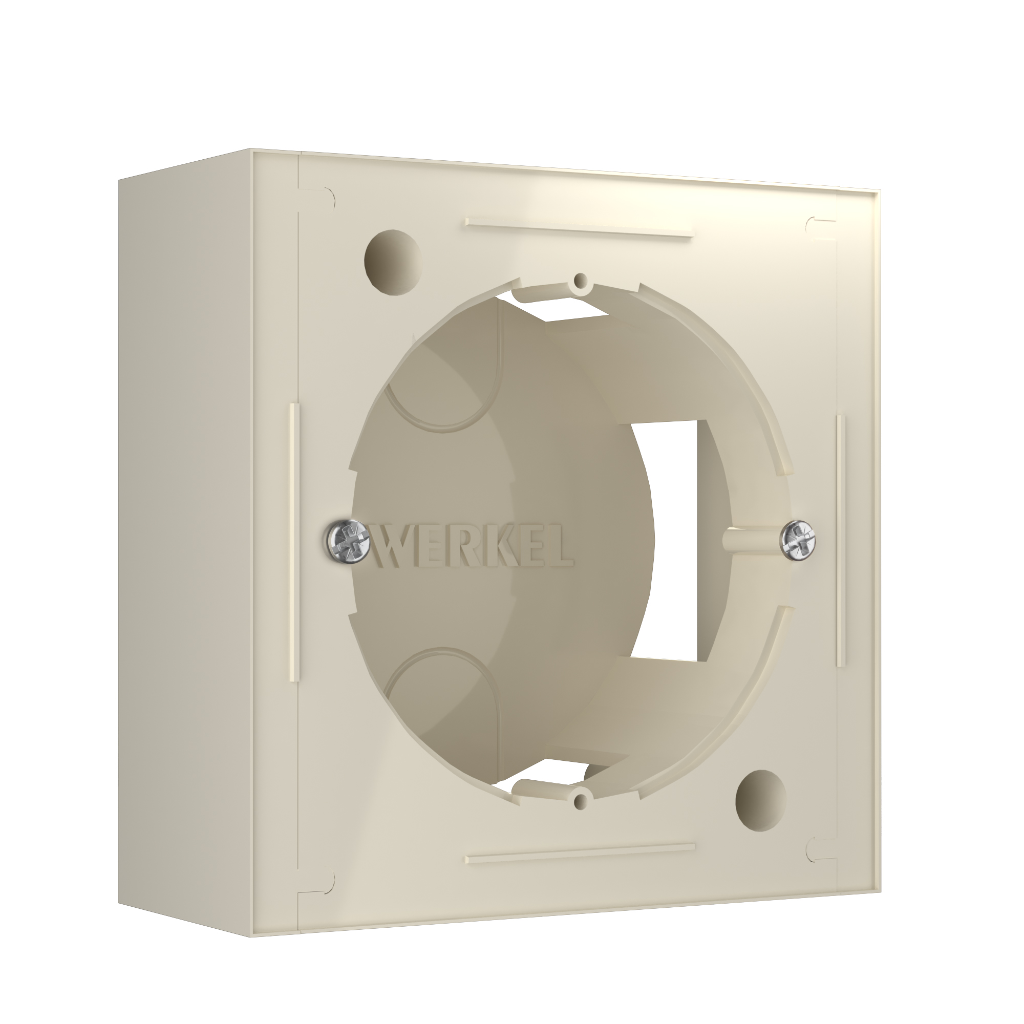 Комплектующие Werkel W8000003/ Коробка для накладного монтажа (слоновая кость)