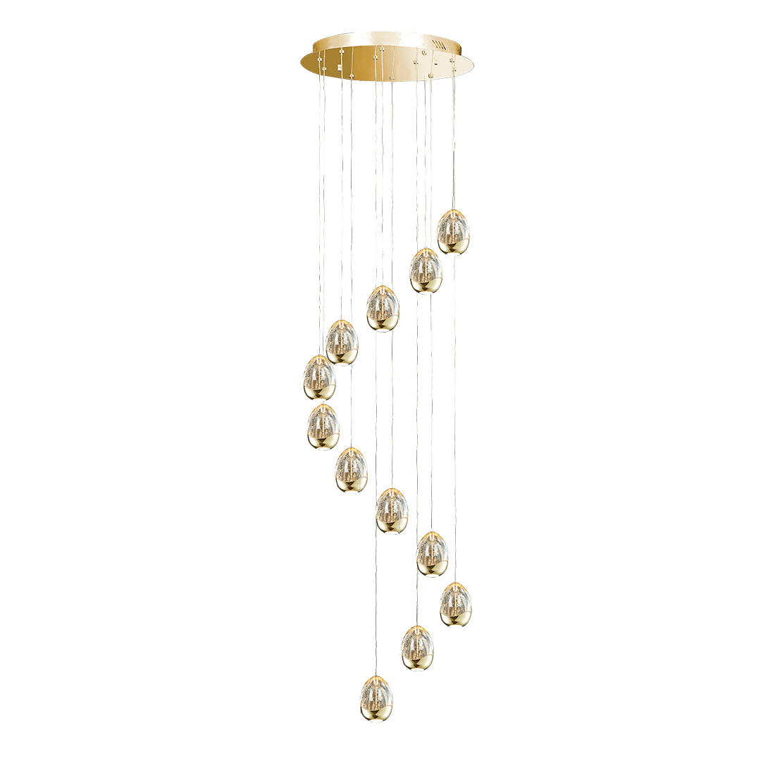 Люстры каскадные  Маркет Света Люстра каскадная Delight Collection Terrene MD13003023-12A gold