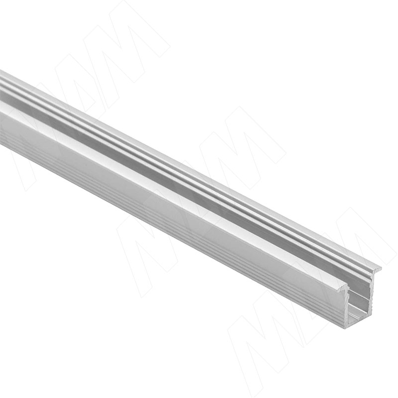  Профиль FM7, врезной узкий, для ленты с основанием 5мм, серебро, 12х12мм, L-2000 (LSP-FM7-ALU-2000-0)