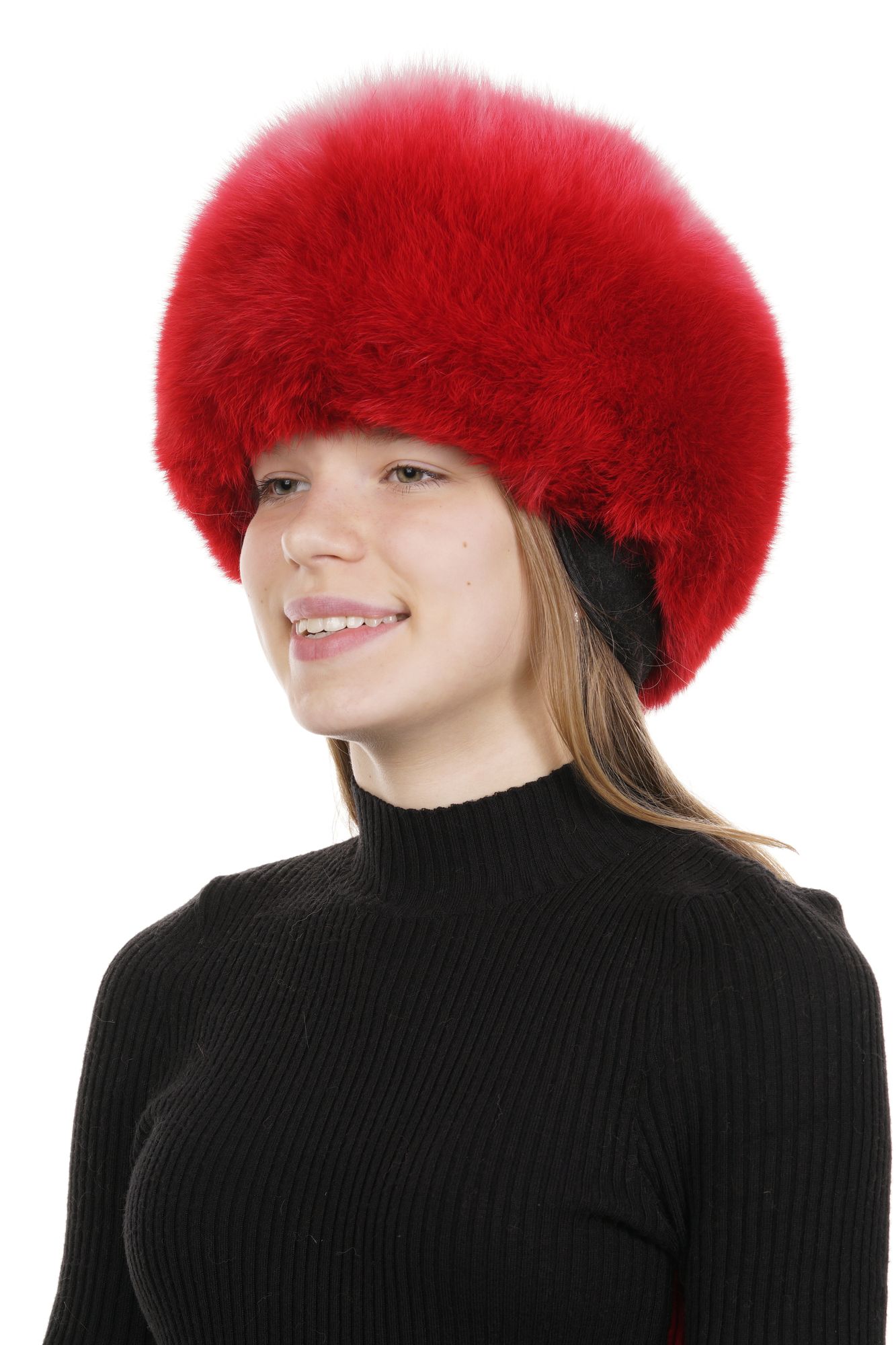 Шапки из песца  Московская Меховая Компания Шапка женская из песца