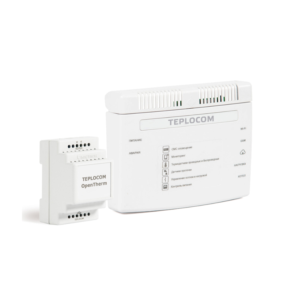 Автоматика Teplocom  МТК Комплект TEPLOCOM CLOUD+TEPLOCOM TC-OpenTherm БАСТИОН