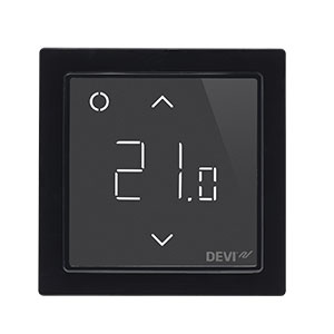 Терморегуляторы Devireg от DEVI  МТК Терморегулятор DEVIreg™ Smart интеллектуальный с Wi-Fi, черный, 16А