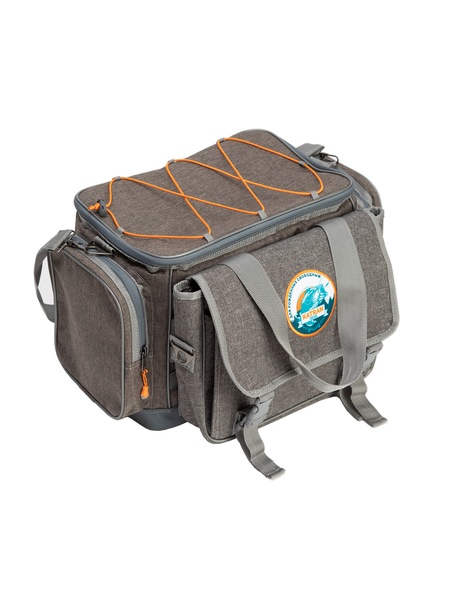 Рыболовные сумки Сумка рыболовная KATRAN GEAR С-52с 2в1 (48х34х29 см) серый