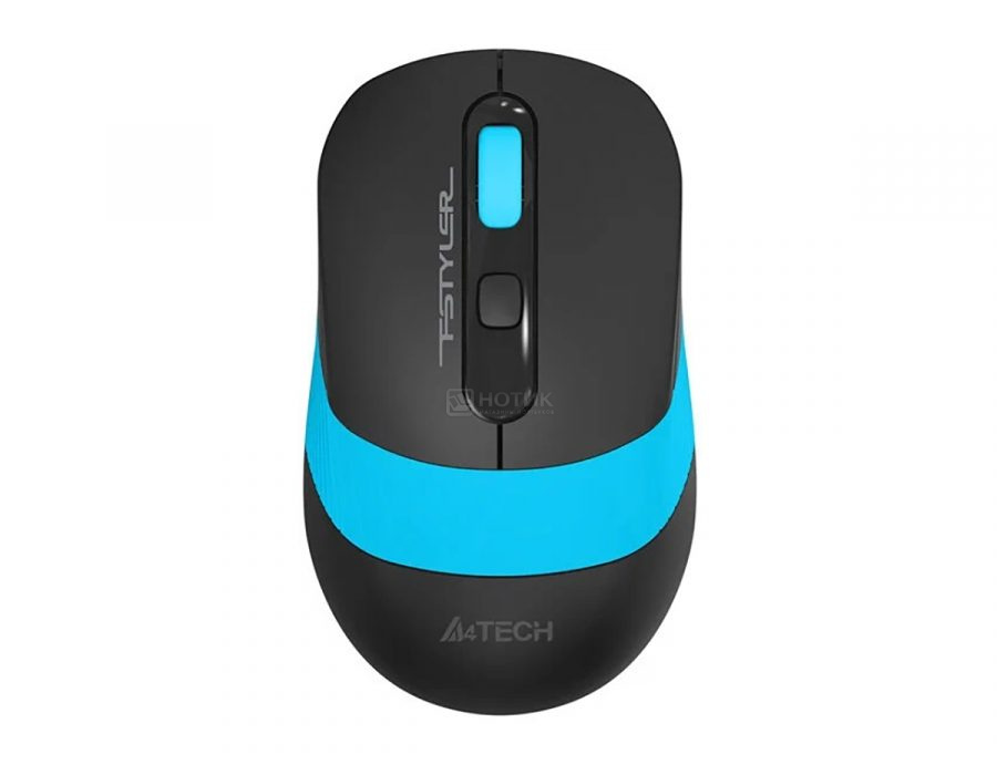  Мышь беспроводная A4Tech Fstyler FG10, 2000dpi, Wireless/USB, Черный/Синий FG10 BLUE