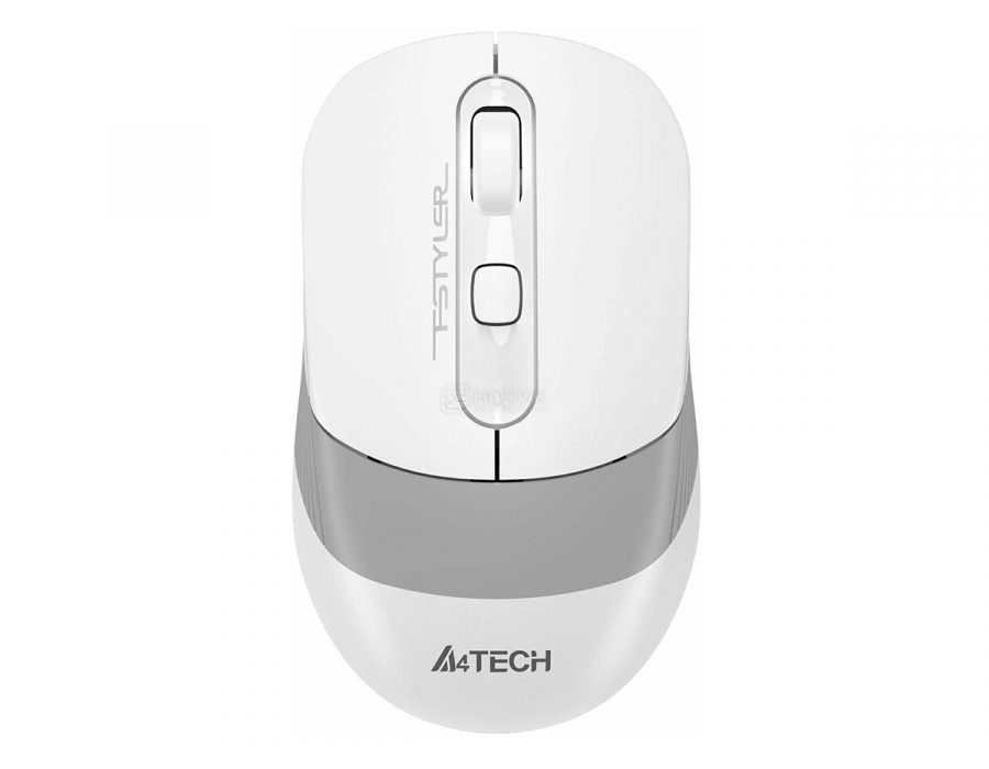 Мышь беспроводная A4Tech Fstyler FG10CS Air, 2000dpi, Wireless/USB, Белый/Серый FG10CS AIR GRAYISH WHITE