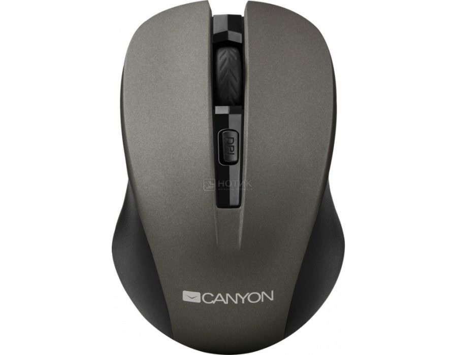  Мышь беспроводная Canyon MW-1, 1200dpi, Серый CNE-CMSW1G