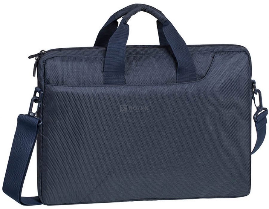 Сумка 15,6” RivaCase 8035 dark blue, Полиэстер, Темно-синий