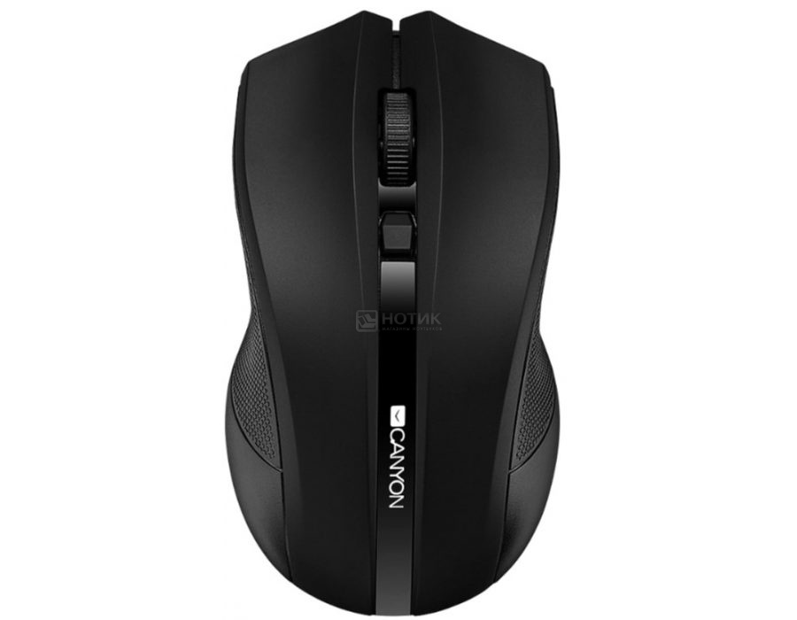 Мышь беспроводная Canyon MW-5, 1600dpi, Черный CNE-CMSW05B