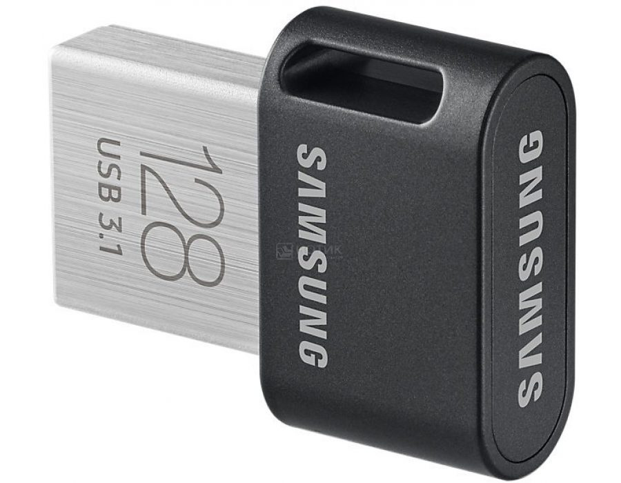  Флешка Samsung Fit Plus 128Gb, USB 3.1, Черный MUF-128AB/APC
