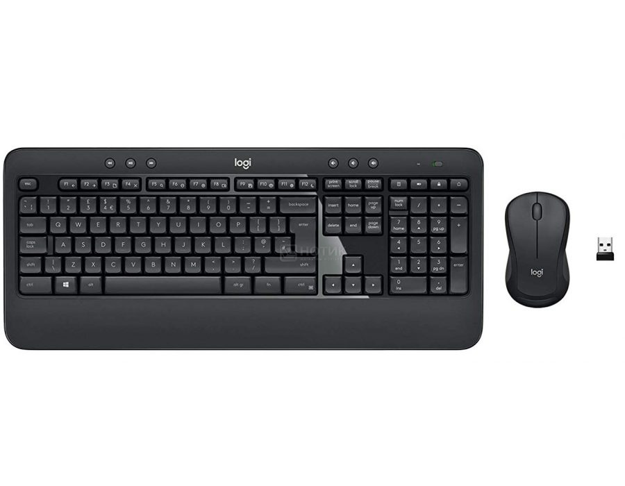   Нотик Комплект беспроводной клавиатура + мышь Logitech MK540 ADVANCED, Wireless, Черный 920-008686