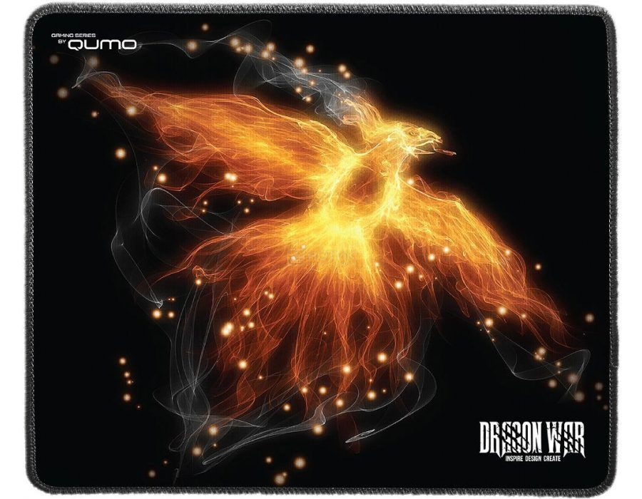 Коврик для мыши игровой Qumo Phoenix, 280x230 мм, Рисунок 23829
