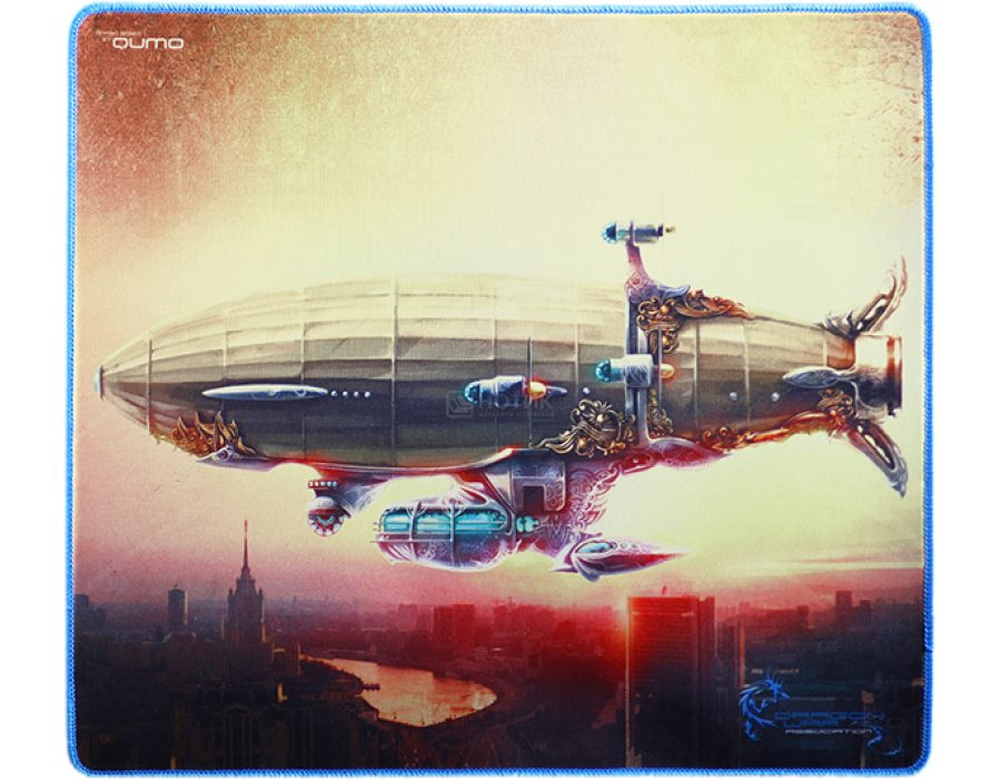 Коврик для мыши игровой Qumo Moscow Zeppelin, 400x335 мм, Рисунок 20967