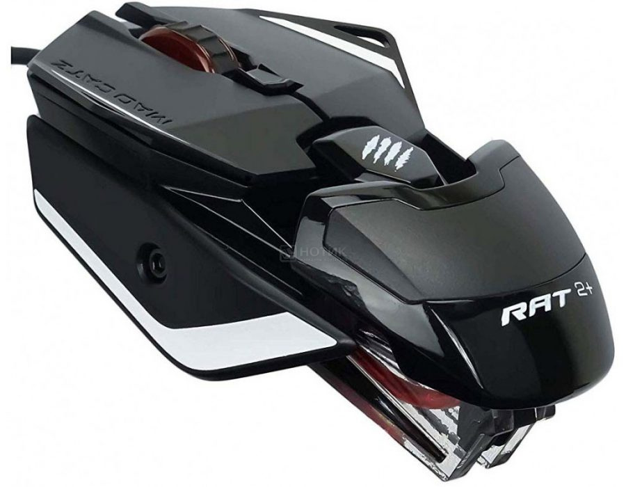 Мышь проводная Mad Catz R.A.T. 2+, USB, 5000dpi, MR02MCINBL000-0 Черный