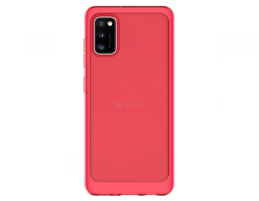 Чехол-накладка Araree A Cover для смартфона Samsung Galaxy A41, Термополиуретан, Red, Красный, GP-FPA415KDARR