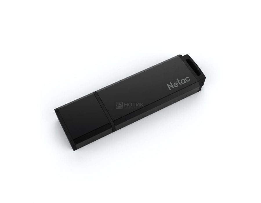   Нотик Флешка Netac U351, 16Gb, USB 2.0, Черный NT03U351N-016G-20BK