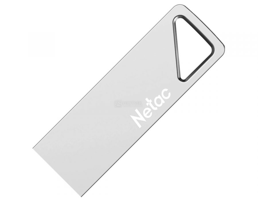  Флешка Netac U326, 64Gb, USB 2.0, Серебристый NT03U326N-064G-20PN