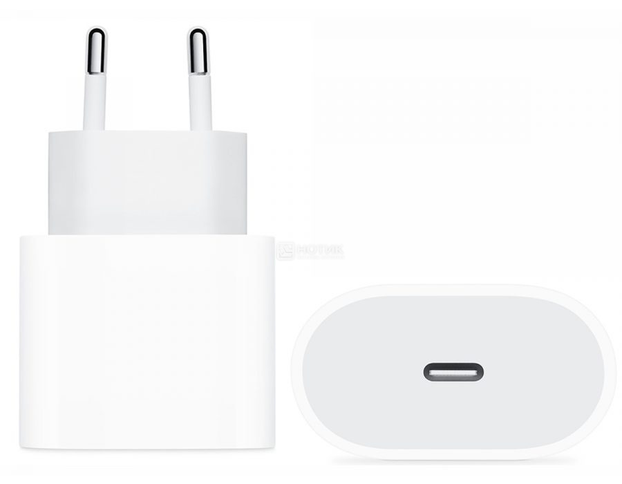  Сетевое зарядное устройство (адаптер питания) Apple 20W, USB Type-C, Белый MHJE3ZM/A