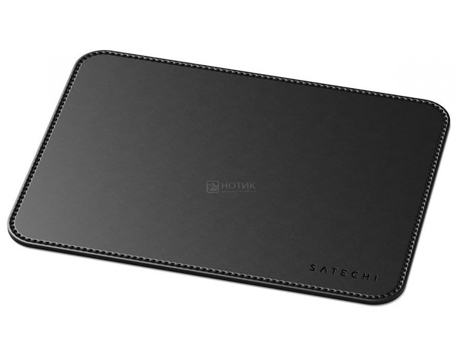Коврик для мыши Satechi Eco Leather Mouse Pad, 250x190 мм, Черный ST-ELMPK