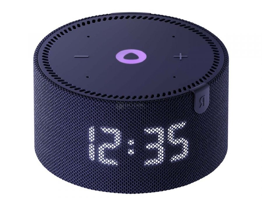 Умная колонка Яндекс.Станция Мини c Алисой (с часами), Bluetooth, Wi-Fi, 10Вт, Синий, YNDX-00020B