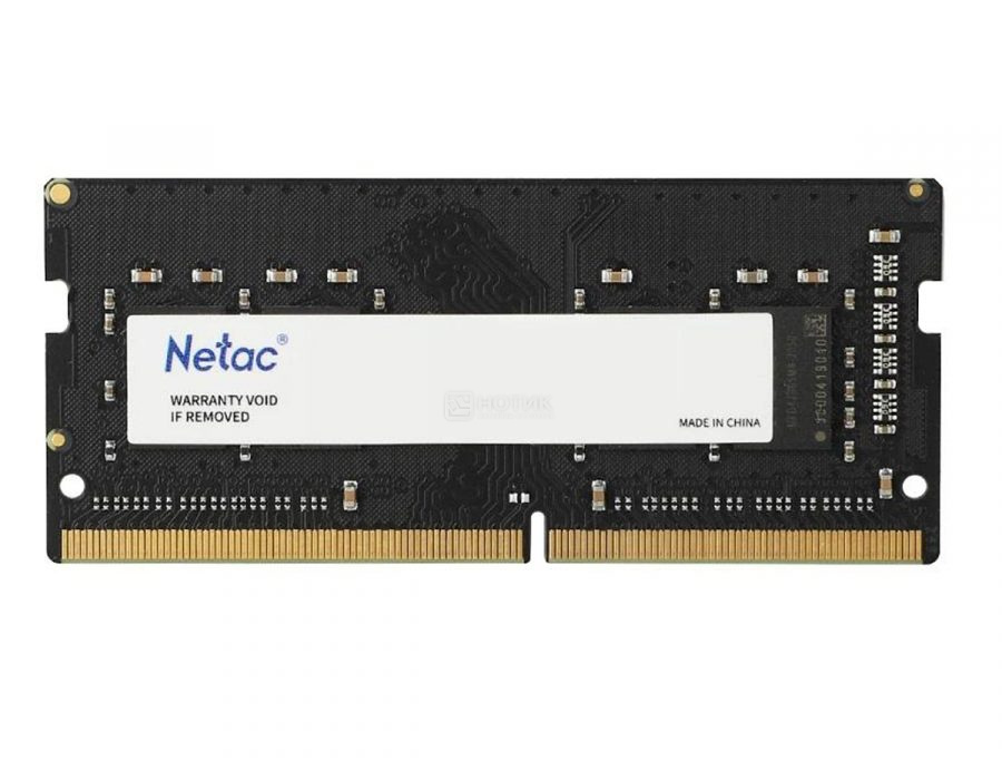  Модуль оперативной памяти Netac SO-DIMM DDR4 16ГБ PC4-25600 3200MHz 1.2V, CL22, NTBSD4N32SP-16