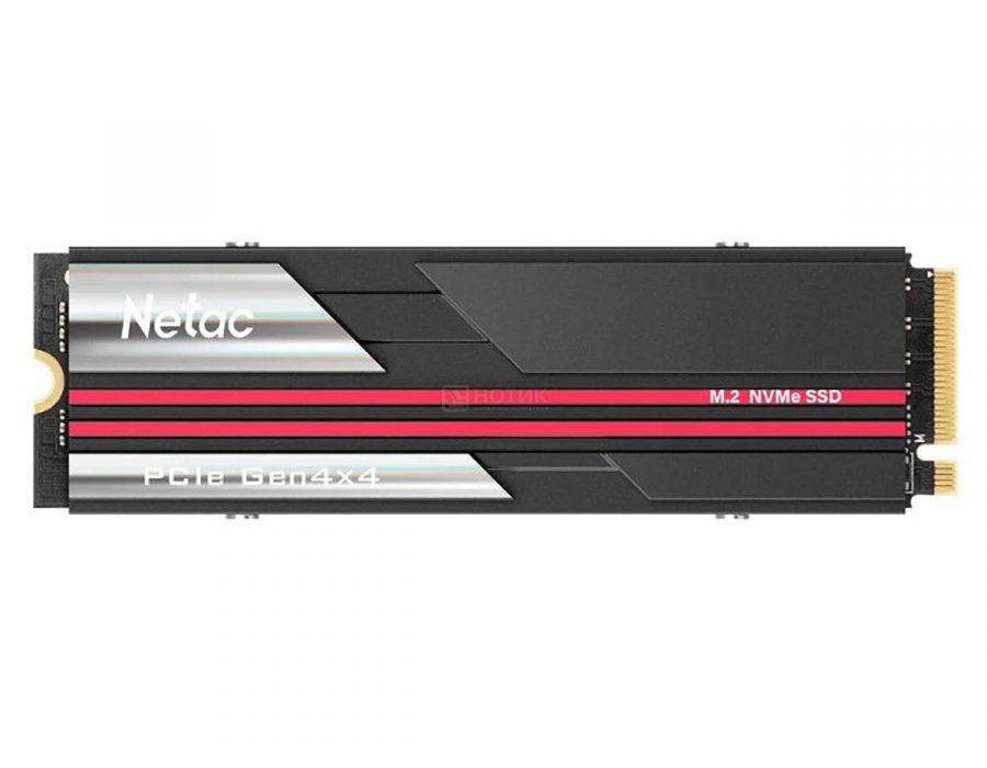  Внутренний SSD-накопитель Netac NV7000 1Tb, M.2 2280, PCIe Gen4 x4, NVMe, 3D NAND, 700 TBW, Черный NT01NV7000-1T0-E4X