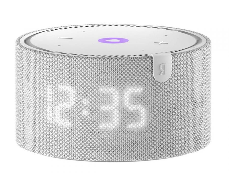 Умная колонка Яндекс.Станция Мини c Алисой (с часами), Bluetooth, Wi-Fi, 10Вт, Серый, YNDX-00020G
