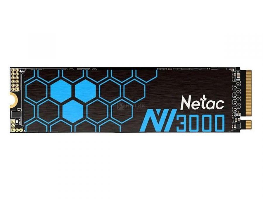  Внутренний SSD-накопитель Netac NV3000 2TB, M.2 2280, PCIe Gen3 x4, 3D NAND, 1200 TBW, Черный NT01NV3000-2T0-E4X