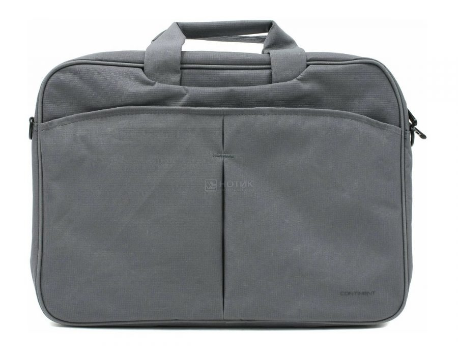 Сумка 15.6 Continent CC-012 Grey, Нейлон, Серый