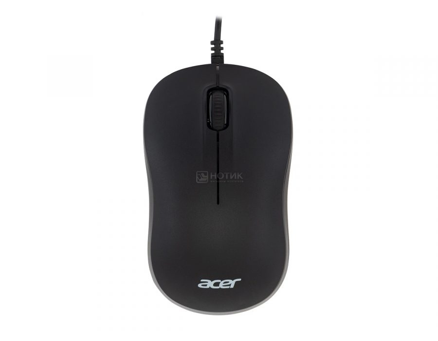 Мышь проводная Acer OMW140, 1200dpi, Черный ZL.MCEEE.00L