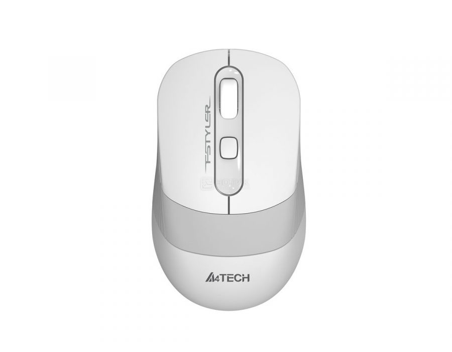   Нотик Мышь беспроводная A4Tech Fstyler FG10S, 2000dpi, Wireless/USB, Белый/Серый, FG10S WHITE