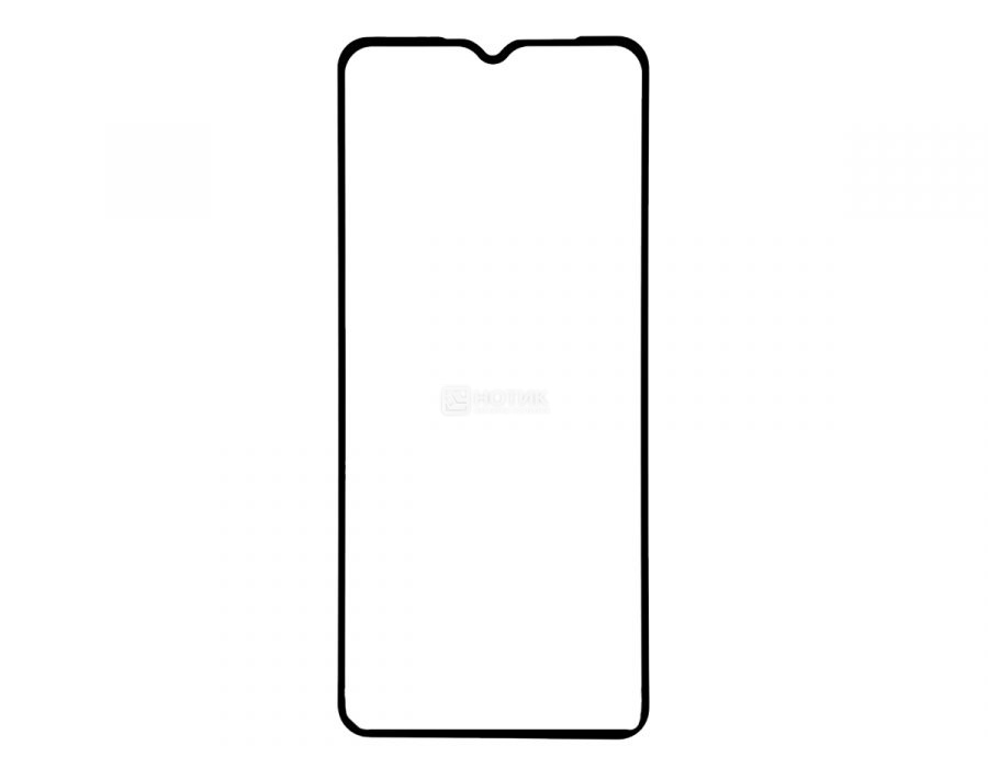 Защитное стекло LuxCase для смартфона Samsung Galaxy M33 5G, 2.5D, Full Glue, 0,33 мм, Прозрачное с черной рамкой 78565