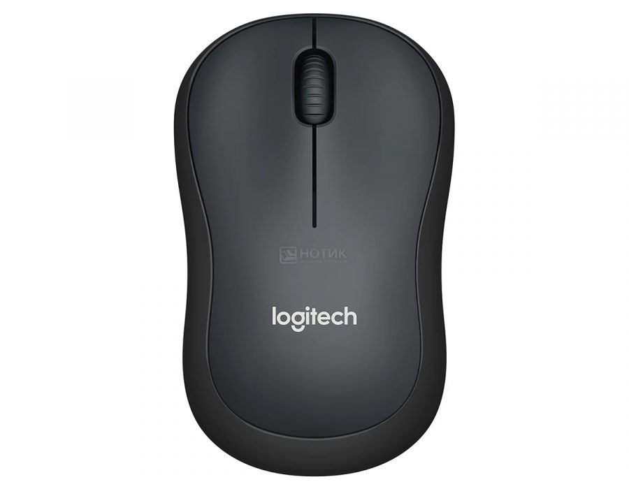   Нотик Мышь беспроводная Logitech M220 Silent, 1000dpi, Wireless, Серый 910-004895