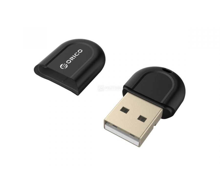   Нотик Адаптер Bluetooth ORICO BTA-408-BK, Bluetooth 4.0, Черный ORICO-BTA-408-BK