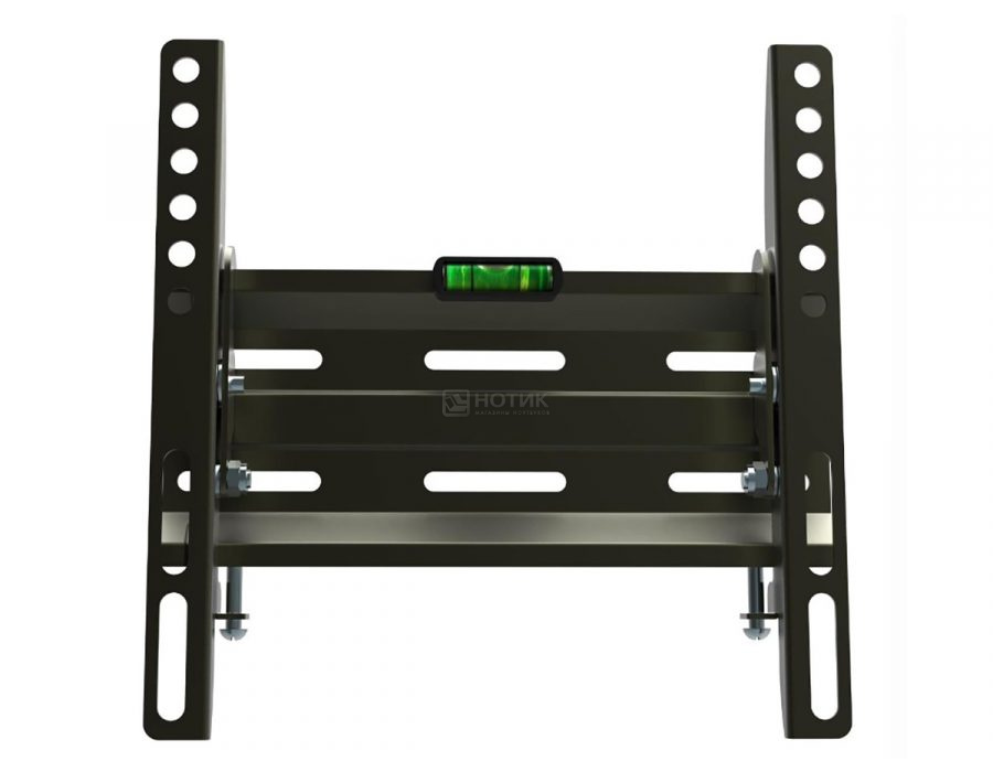 Кронштейн Buro TL1S, 15-48 макс.25кг, VESA: 50x50 до 200x200, настенный (наклонный) Черный, BM25A52TF0