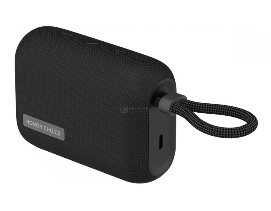 Портативная колонка Honor Choice Portable Bluetooth Speaker, Bluetooth, 5Вт, 1000 мАч, Черный 5504AAEM