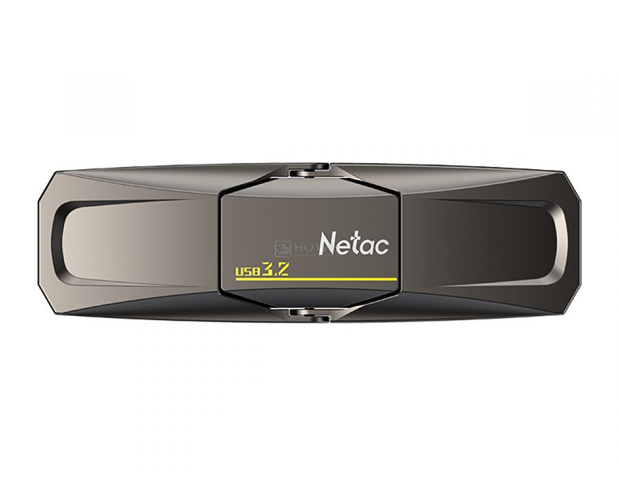   Нотик Флешка Netac US5, 512Gb, USB 3.2/USB Type-C, Серый NT03US5C-512G-32TA