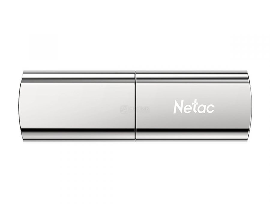   Нотик Флешка Netac US2, 512Gb, USB 3.2, Серебристый NT03US2N-512G-32SL