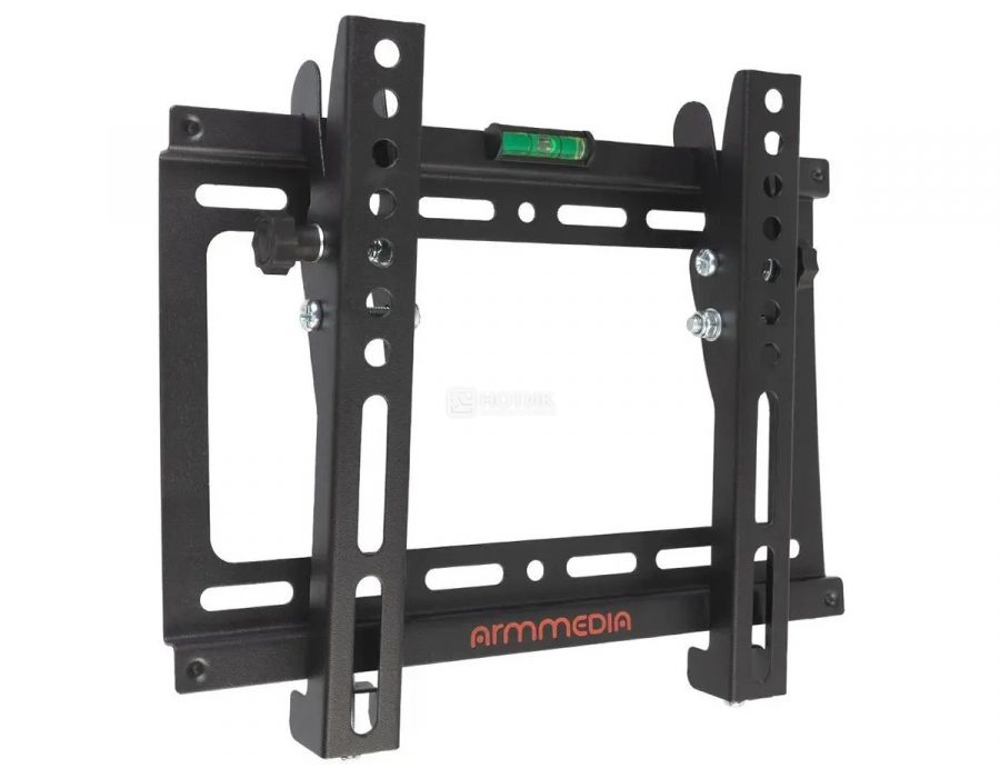 Кронштейн Arm Media STEEL-6 15-47 макс.35кг, VESA: 50х50, 75х75, 100х100, 100х200, 200х200, настенный и наклон, черный 10157