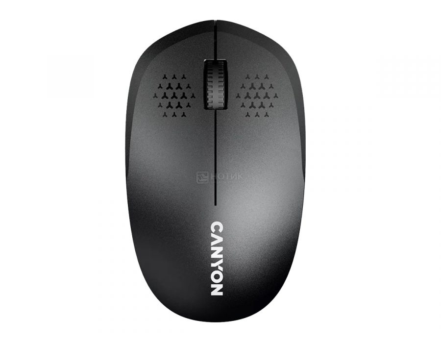   Нотик Мышь беспроводная Canyon MW-04 1200dpi, Bluetooth, Черный CNS-CMSW04B